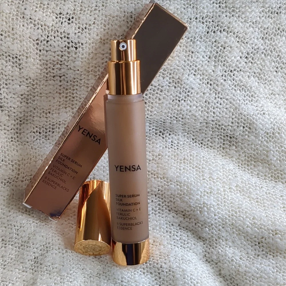 Yensa Super Serum Silk Foundation in Deep Golden, 30ml/1.0fl oz